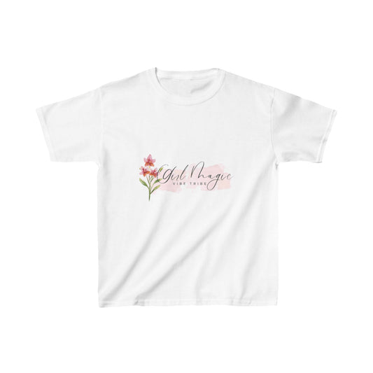 Good Girl Magic Tee for Girls, Positive Vibes Shirt, Happy Girl Clothing, Self-Confidence Youth Top, Youth Cotton Tee, Cheerful